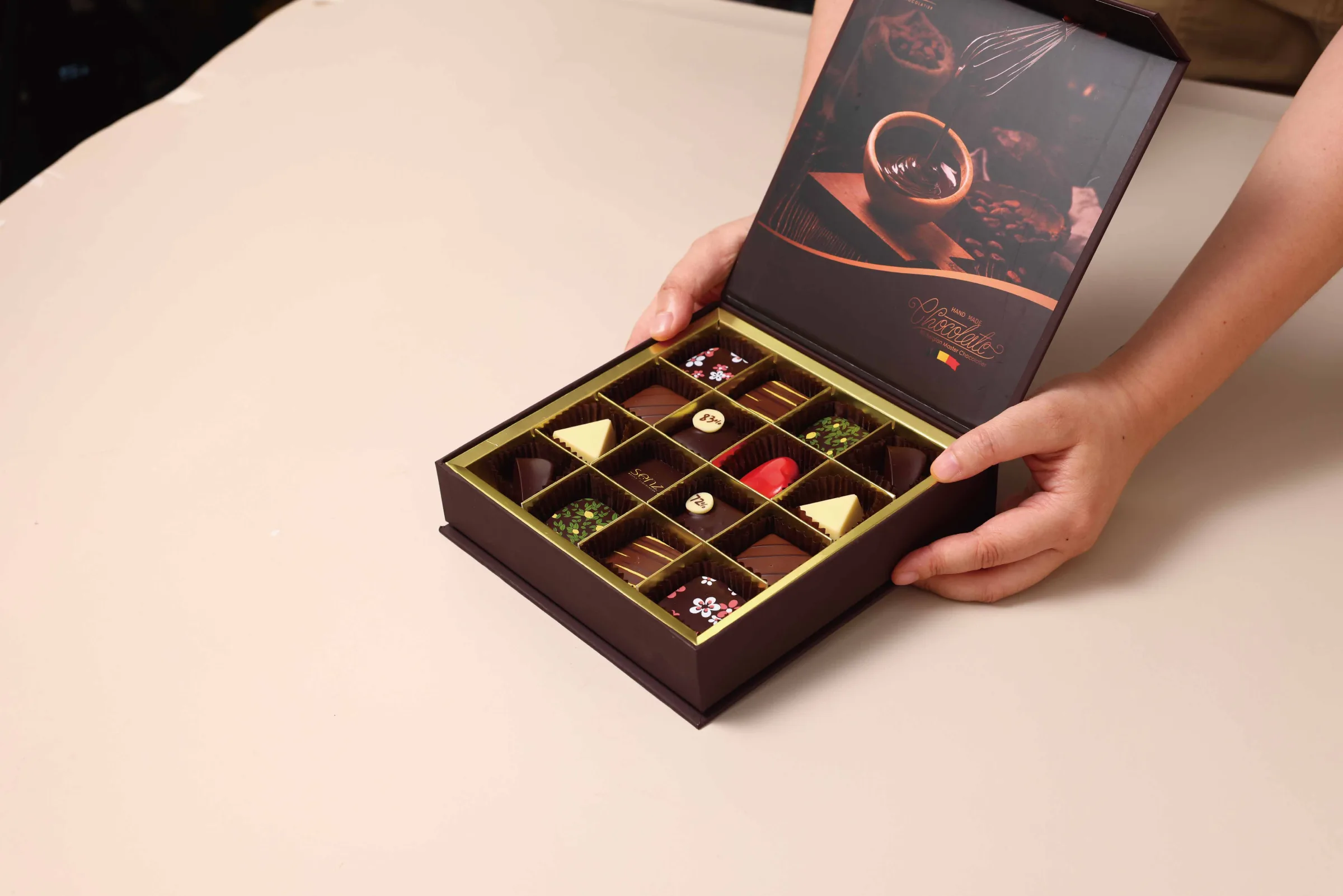 Hand-filled Chocolate Gift Box by SENZ